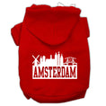 Load image into Gallery viewer, Pet Hoodie "Amsterdam Skyline"
