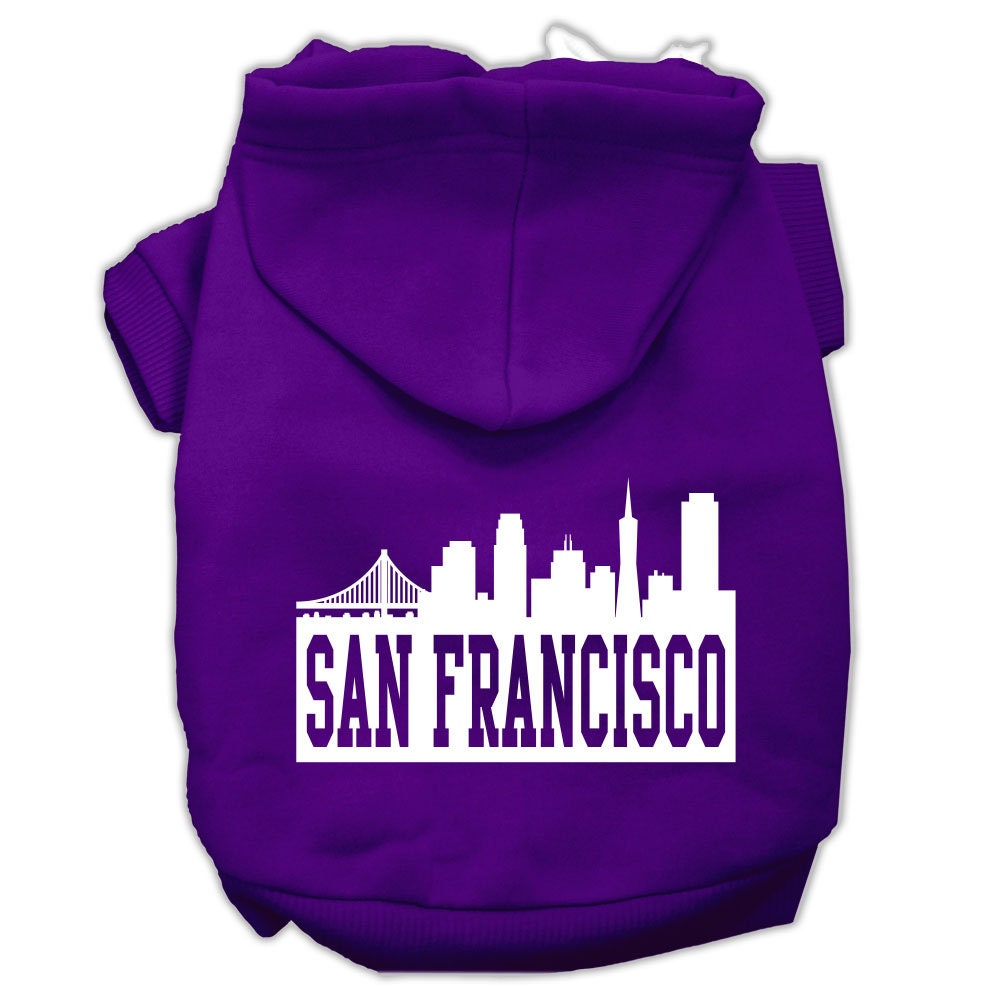 Pet Hoodie "San Francisco Skyline"