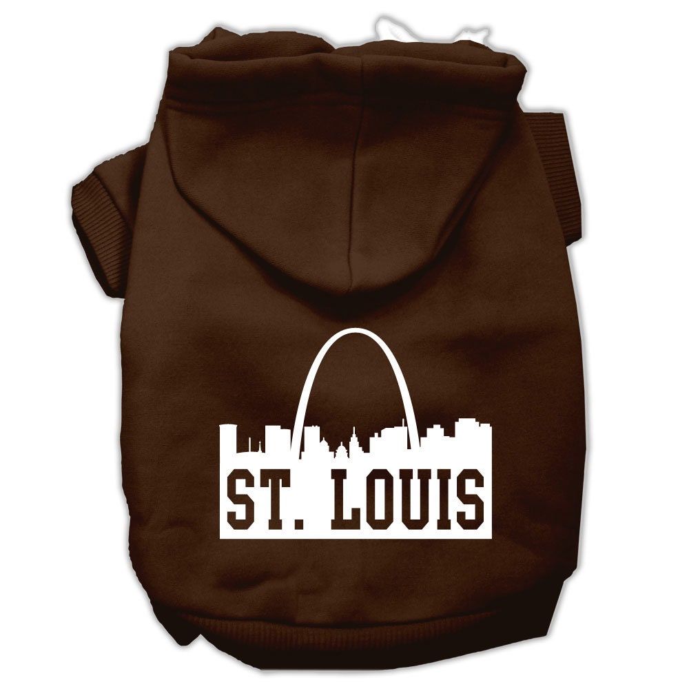 Pet Hoodie "St. Louis Skyline"