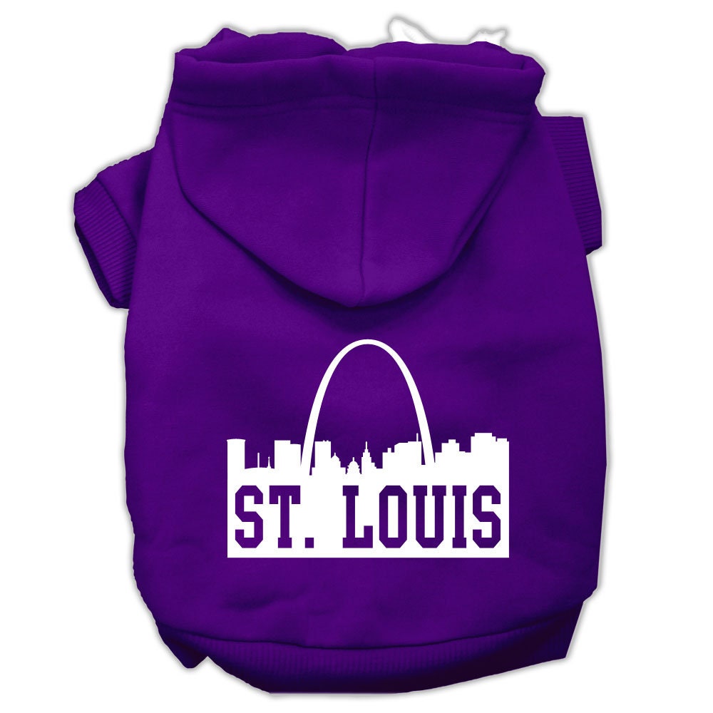 Pet Hoodie "St. Louis Skyline"