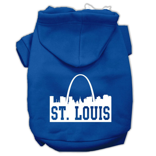 Pet Hoodie "St. Louis Skyline"