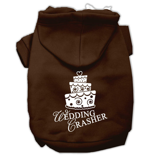 Pet Hoodie Screen Printed, "Wedding Crasher"