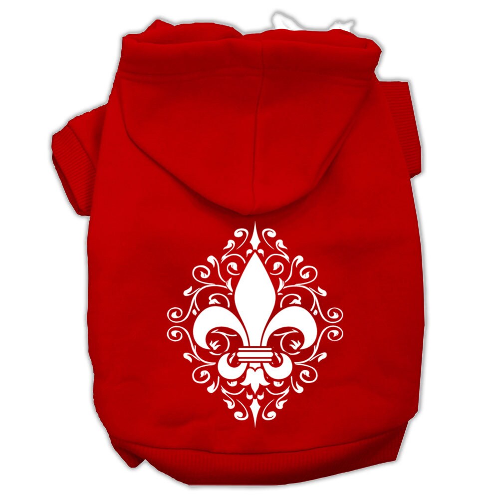 Pet Hoodie "Henna Fleur De Lis"
