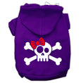 Load image into Gallery viewer, Pet Hoodie "Skull & Crossbone Bow"
