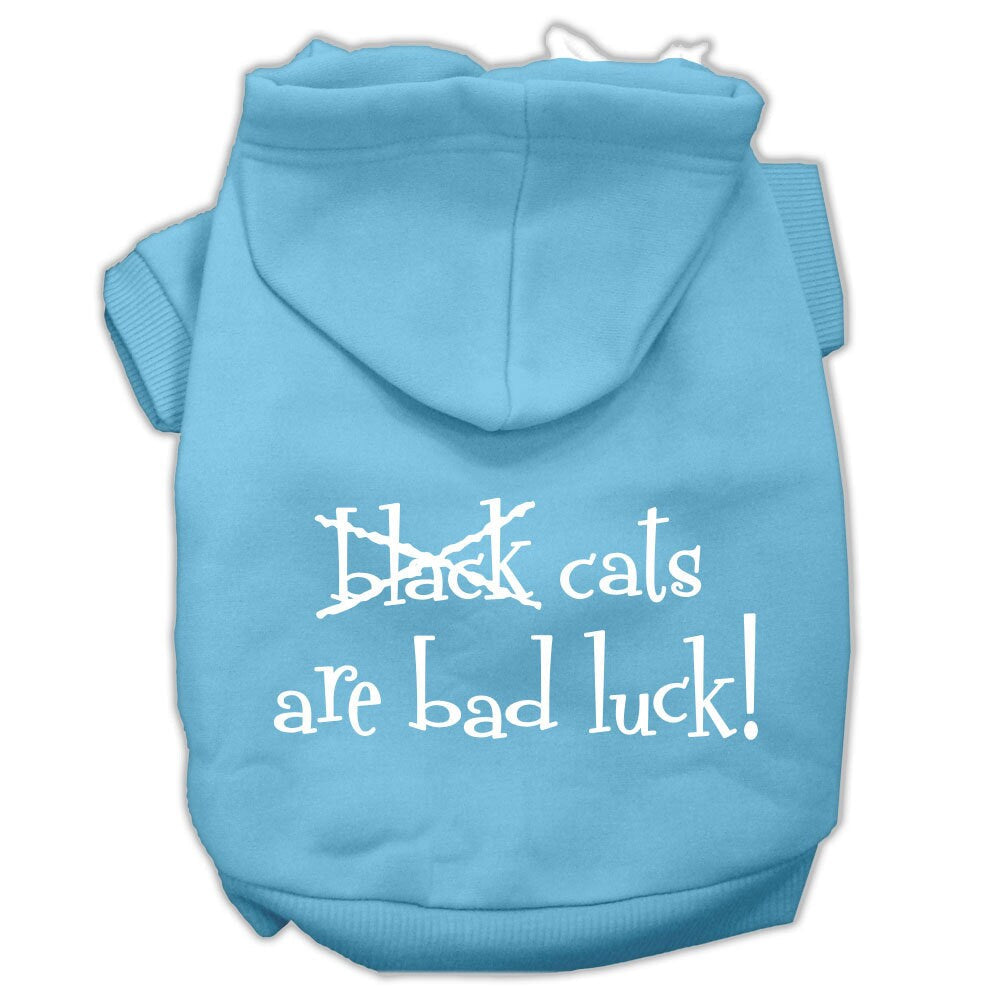 Halloween Pet Hoodie "Black Cats Are Bad Luck"