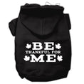 Load image into Gallery viewer, Thanksgiving Pet Dog & Cat Hoodie Screen Printed, "Be Thankful for Me"
