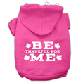 Load image into Gallery viewer, Thanksgiving Pet Dog & Cat Hoodie Screen Printed, "Be Thankful for Me"
