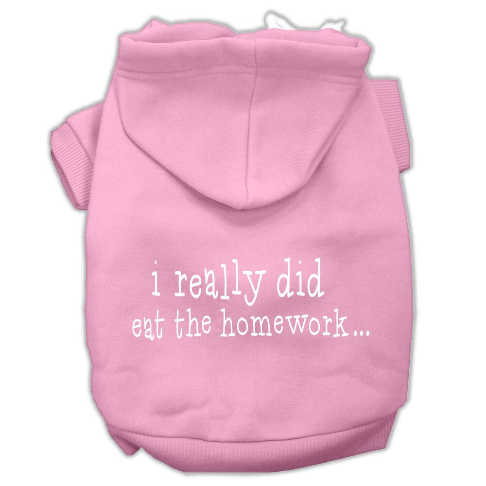 Pet Hoodie "I Really Did Eat The Homework"