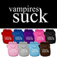 Load image into Gallery viewer, Halloween Pet Hoodie Screen Printed, "Vampires Suck"
