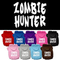 Load image into Gallery viewer, Halloween Pet Hoodie Screen Printed, "Zombie Hunter"
