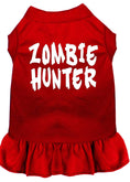 Load image into Gallery viewer, Halloween Pet Dog & Cat Dress Screen Printed, "Zombie Hunter"

