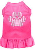 Load image into Gallery viewer, Pet Dress "Chevron Paw"
