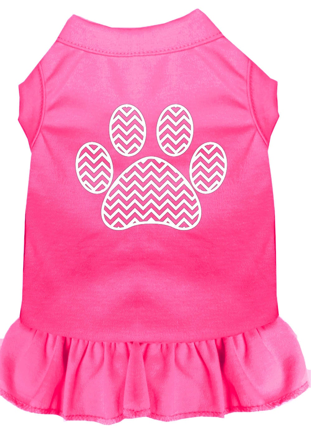 Pet Dress "Chevron Paw"