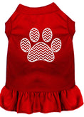 Load image into Gallery viewer, Pet Dress "Chevron Paw"
