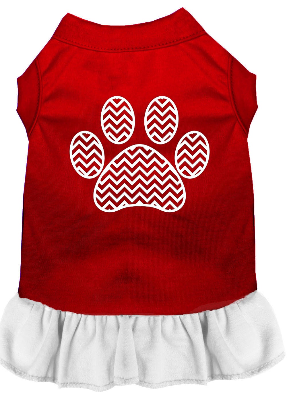 Pet Dress "Chevron Paw"