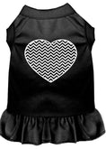 Load image into Gallery viewer, Pet Dress "Chevron Heart"
