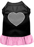 Load image into Gallery viewer, Pet Dress "Chevron Heart"
