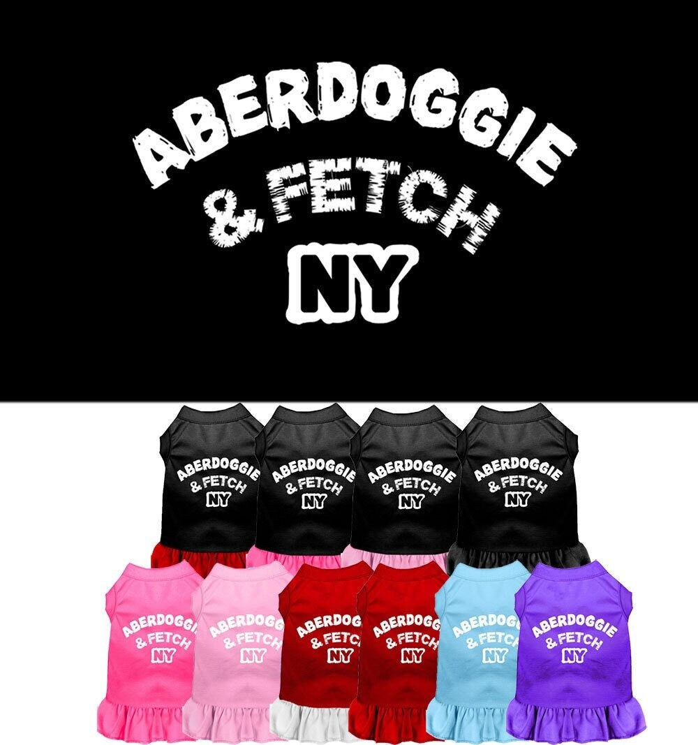 Pet Dress "Aberdoggie & Fetch NY"