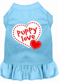 Load image into Gallery viewer, Pet Dress Screen Printed, "Puppy Love"
