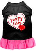 Load image into Gallery viewer, Pet Dress Screen Printed, "Puppy Love"
