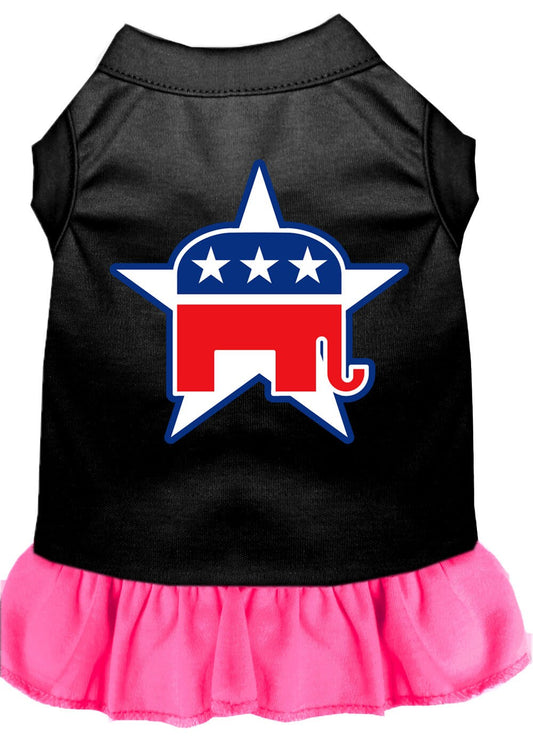 Pet Dress Screen Printed, "Republican"