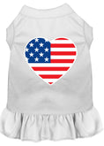 Load image into Gallery viewer, Pet Dress "American Flag Heart"
