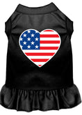 Load image into Gallery viewer, Pet Dress "American Flag Heart"
