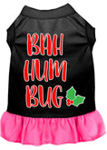 Load image into Gallery viewer, Christmas Pet Dress Screen Printed, "Bah Humbug"
