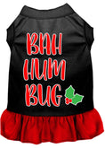 Load image into Gallery viewer, Christmas Pet Dress Screen Printed, "Bah Humbug"
