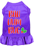 Load image into Gallery viewer, Christmas Pet Dress Screen Printed, "Bah Humbug"
