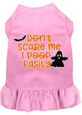 Load image into Gallery viewer, Halloween Pet Dress "Don't Scare Me, I Poop Easily"
