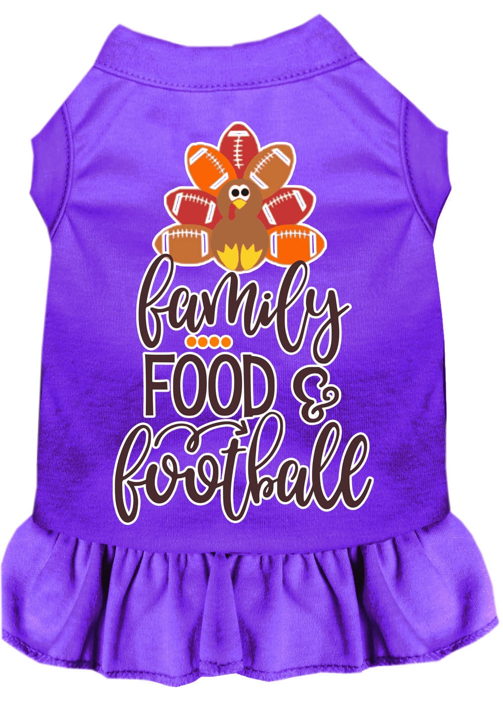 Pet Dress "Family, Food & Football"