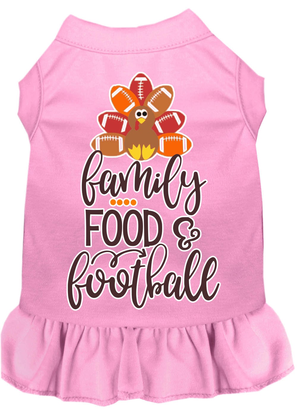 Pet Dress "Family, Food & Football"