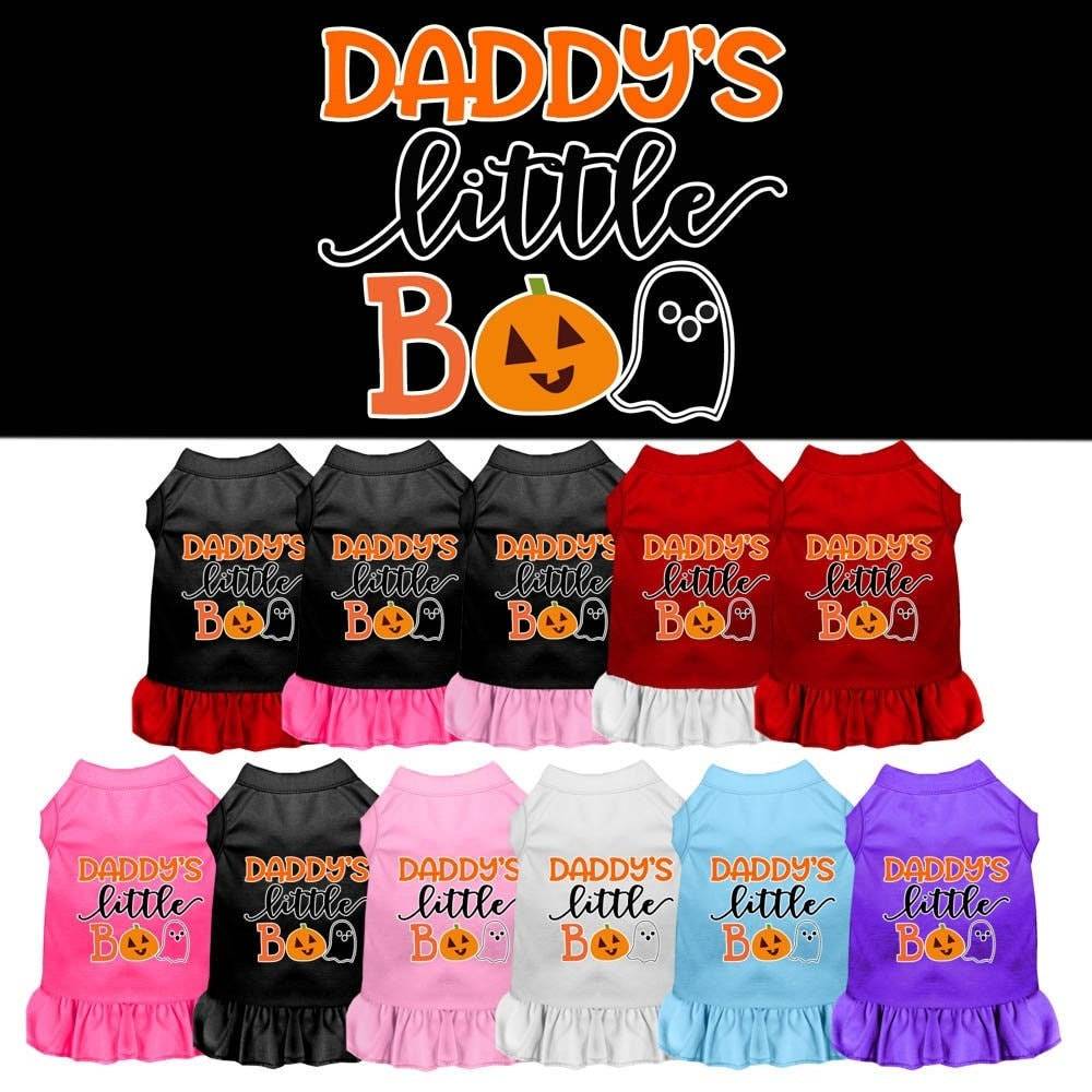 Halloween Pet Dress "Daddy's Little Boo"