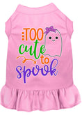 Load image into Gallery viewer, Halloween Pet Dog & Cat Dress, "Too Cute To Spook - Girly Ghost"
