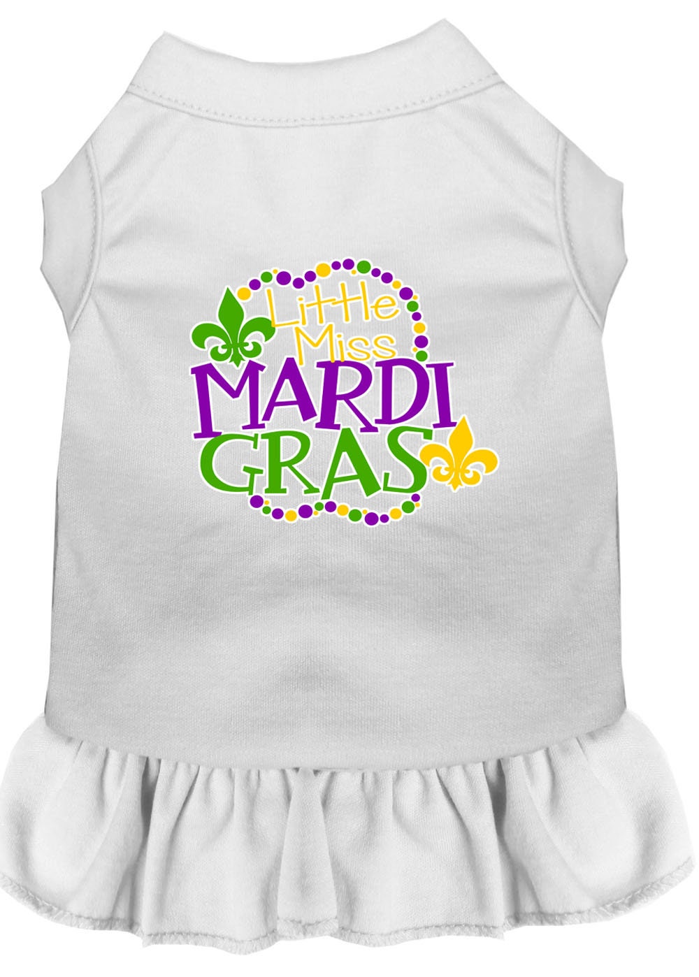 Pet Dress "Little Miss Mardi Gras"