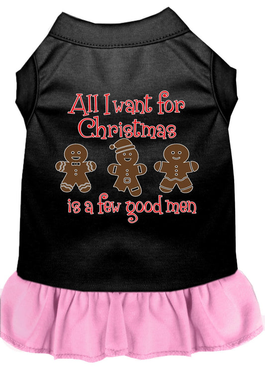 Christmas Pet Dress, "All I Want For Christmas Is A Few Good Men"