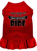 Load image into Gallery viewer, Pet Dress "Good Girls Sit, Bad Bitches Ride"
