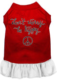 Load image into Gallery viewer, Pet Dress "Don't Worry, Be Hippy"
