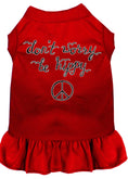Load image into Gallery viewer, Pet Dress "Don't Worry, Be Hippy"
