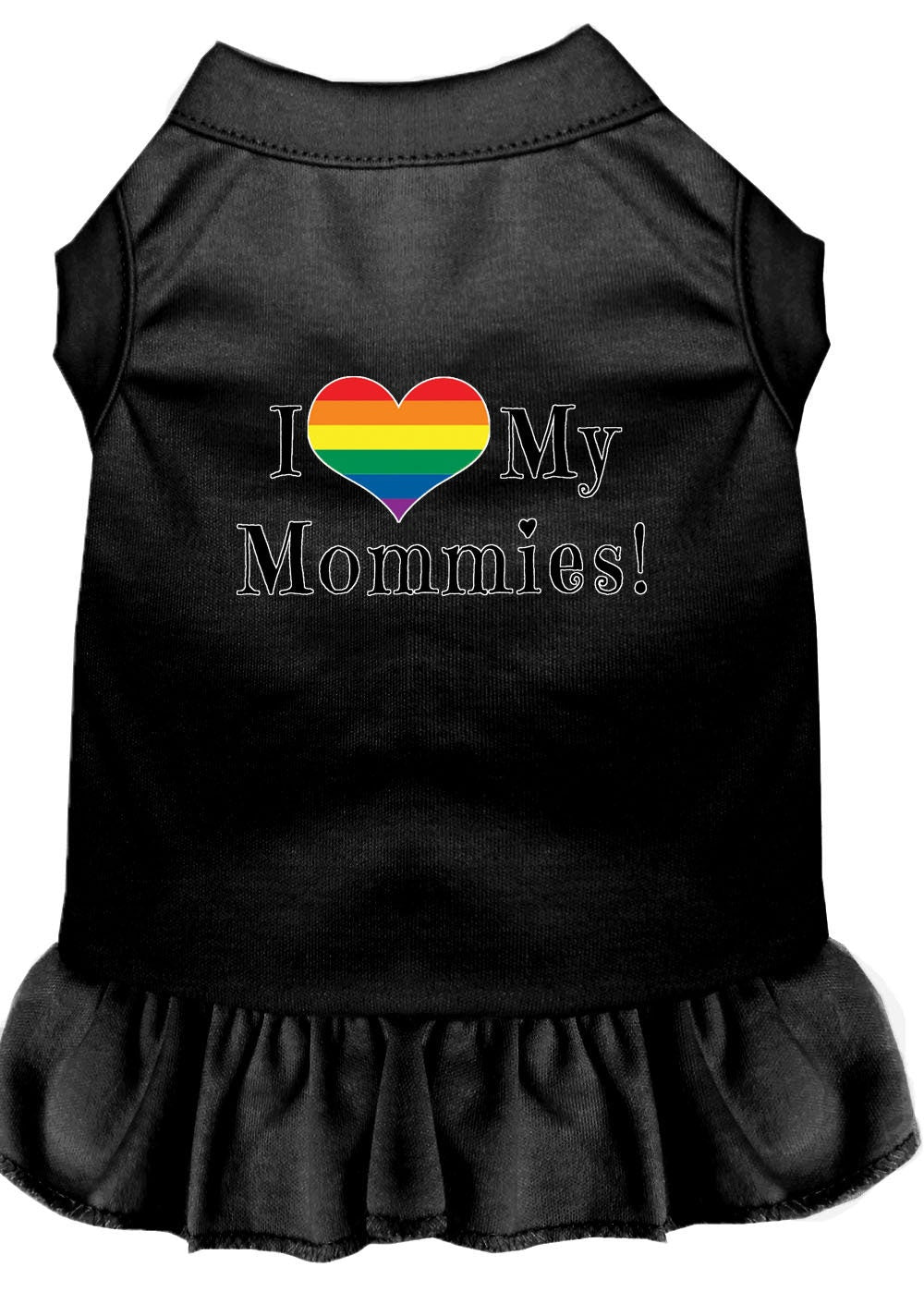 Pet Dress "I Heart My Mommies"
