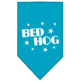 Load image into Gallery viewer, Pet and Dog Bandana Screen Printed, "Bed Hog"
