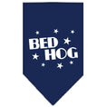 Load image into Gallery viewer, Pet and Dog Bandana Screen Printed, "Bed Hog"
