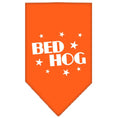 Load image into Gallery viewer, Pet and Dog Bandana Screen Printed, "Bed Hog"
