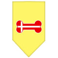 Load image into Gallery viewer, Pet and Dog Bandana Screen Printed, "Bone Shaped Denmark Flag"
