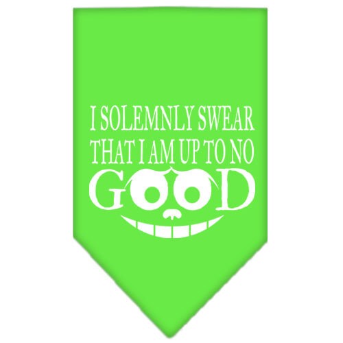Pet and Dog Bandana, "I Solemnly Swear That I Am Up To No Good"