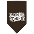 Load image into Gallery viewer, Pet and Dog Bandana Screen Printed, "Dirty Dogs Have More Fun"
