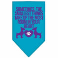 Load image into Gallery viewer, Pet and Dog Bandana, "The Smallest Things Take Up Your Heart"
