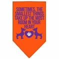 Load image into Gallery viewer, Pet and Dog Bandana, "The Smallest Things Take Up Your Heart"
