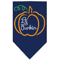 Load image into Gallery viewer, Halloween Pet and Dog Bandana Screen Printed, "Lil Punkin"
